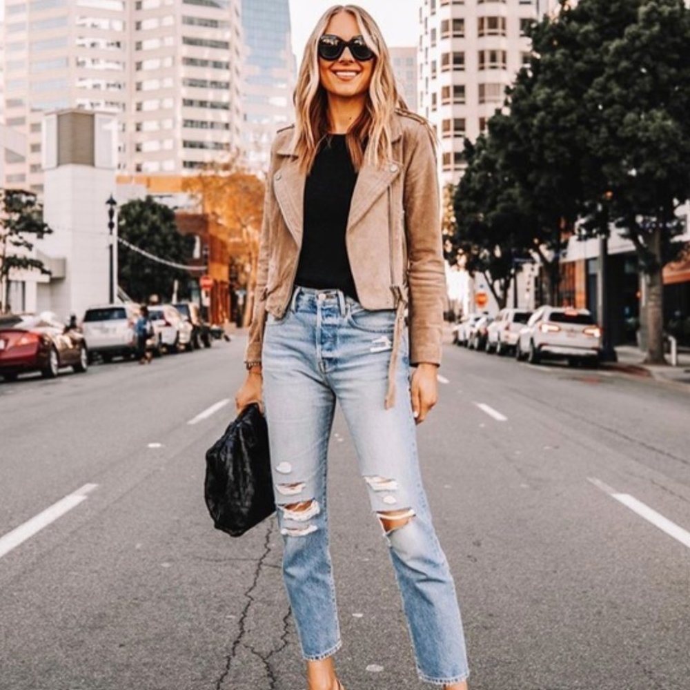 BlankNYC Suede Jacket, midnight toker - LIKE NEW